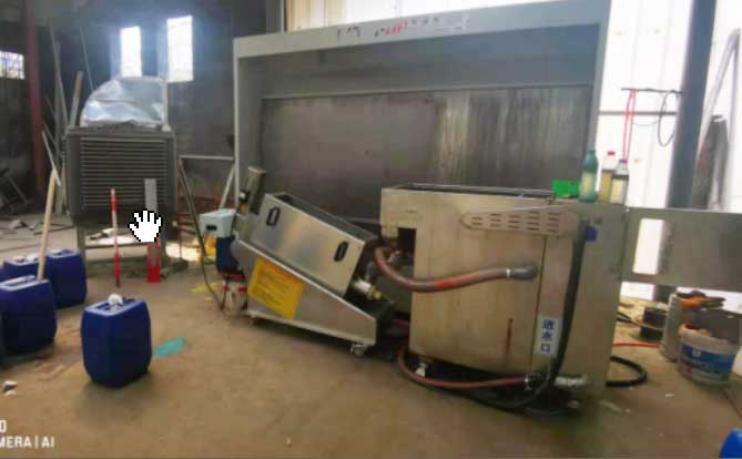 噴漆房水簾噴漆柜廢水怎么處理？